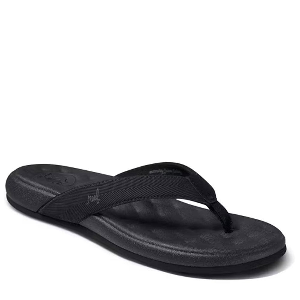 Reef Womens Cushion Harmony Black Sandals