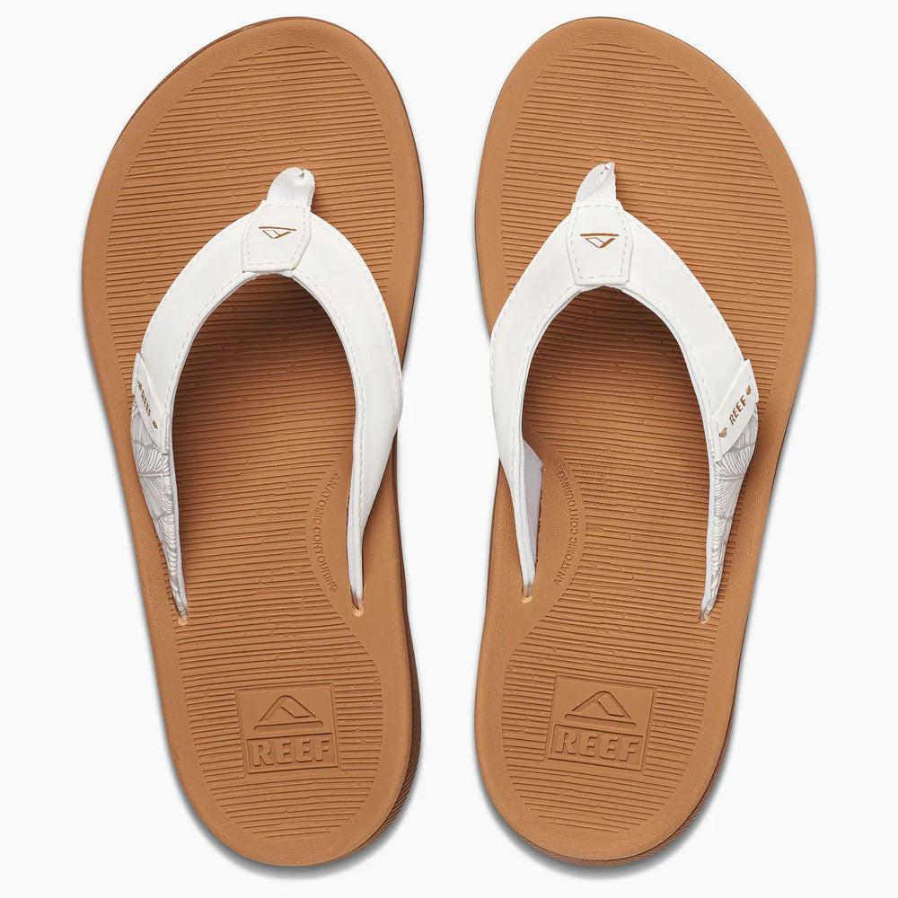 Reef Womens Santa Ana Flip Flops - Cloud