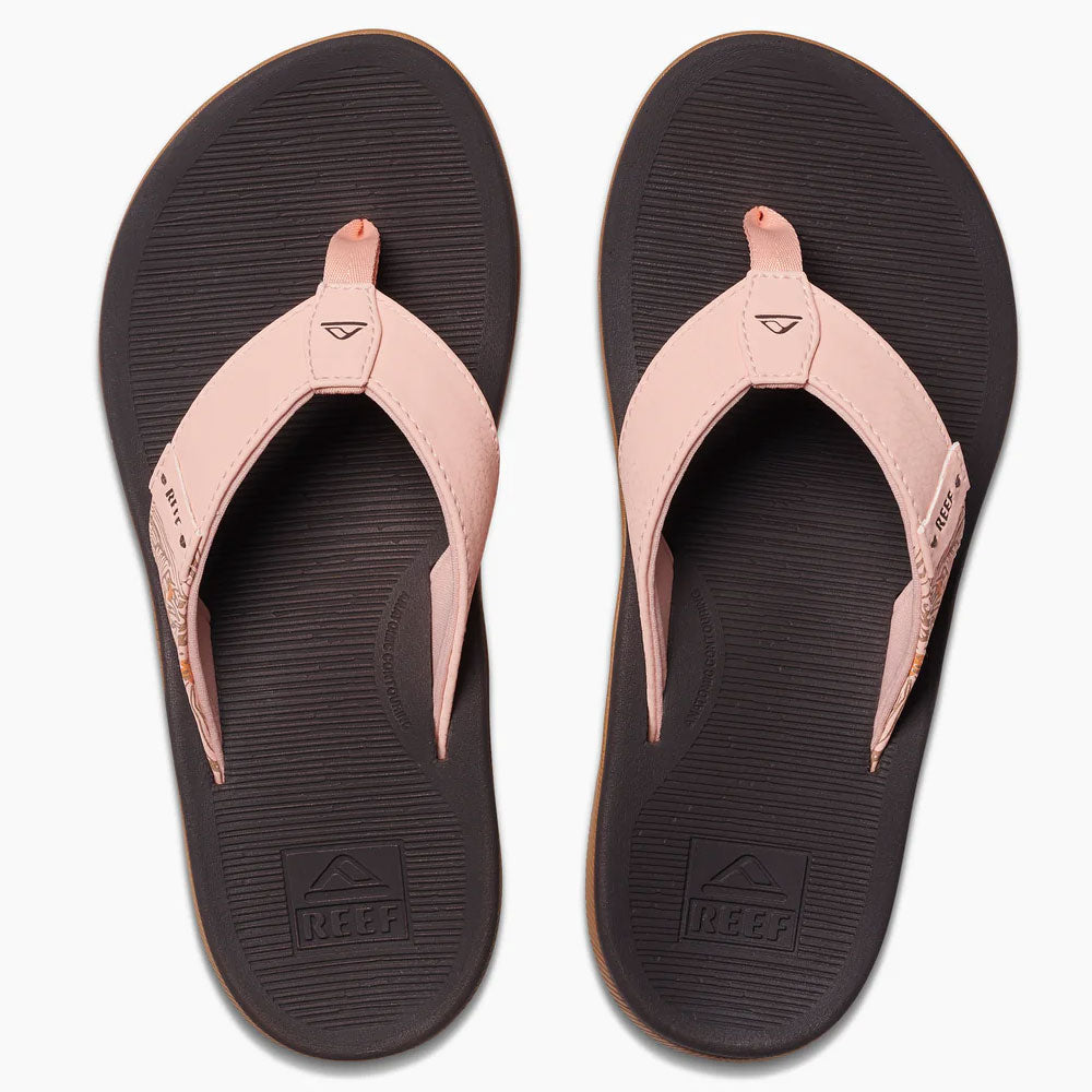 Reef Womens Santa Ana Flip Flops - Peach Parfait