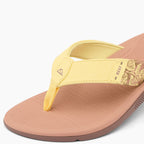 Reef Womens Santa Ana Pale Banana Sandals
