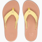 Reef Womens Santa Ana Pale Banana Sandals