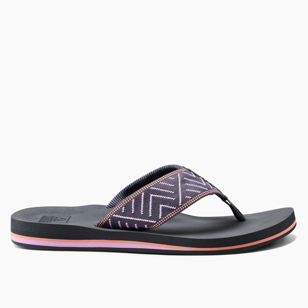 Reef Womens Spring Woven Flip Flops - Shadow