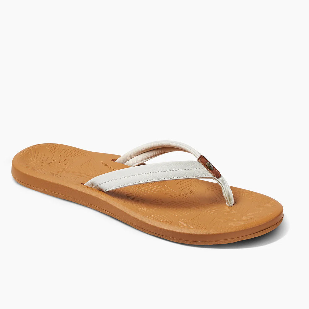 Reef Womens Tides Flip Flops - White
