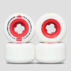 Ricta Cored Clouds 86a Skate Wheels - White Red