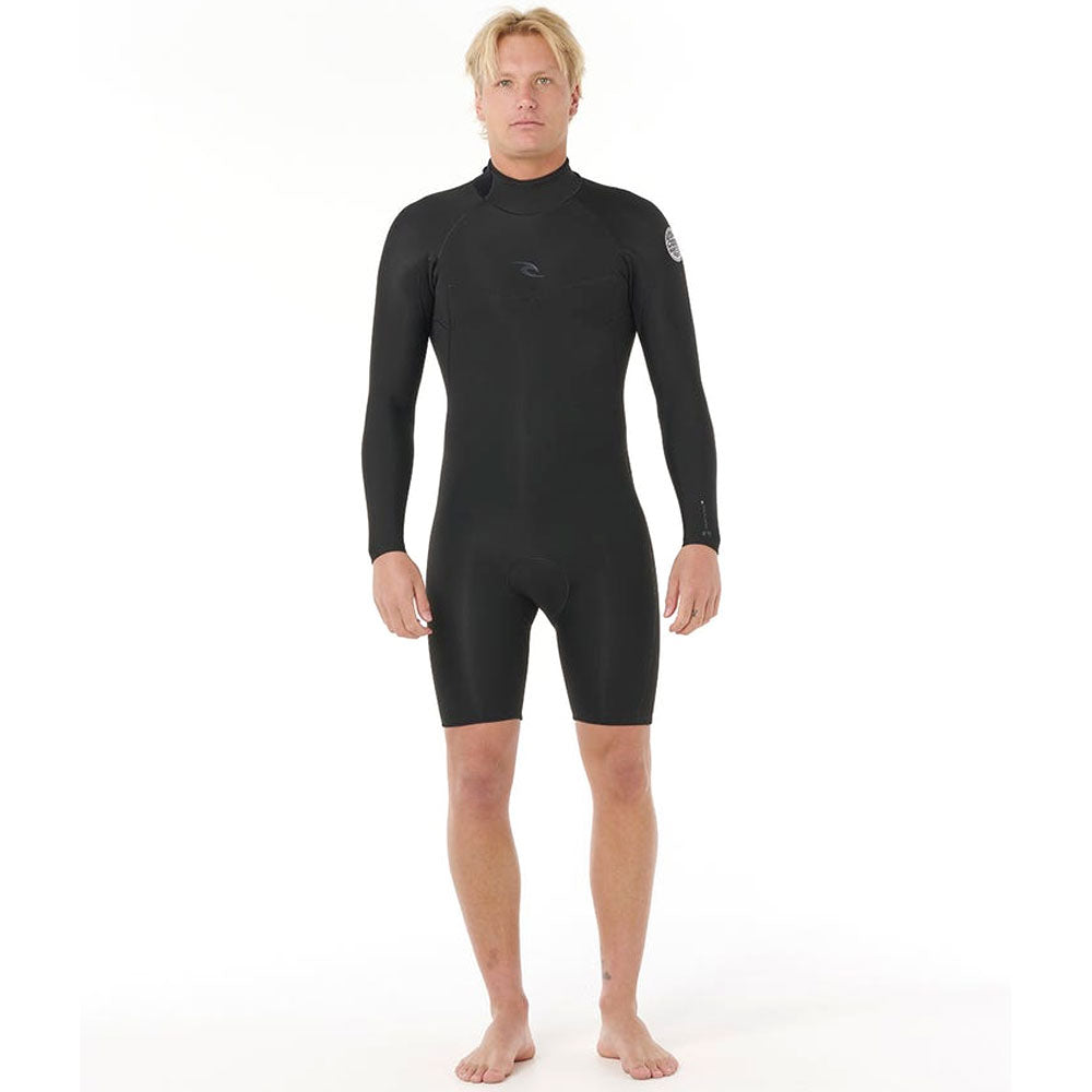 Rip Curl  Dawn Patrol 2mm Long Sleeve Shortie Black
