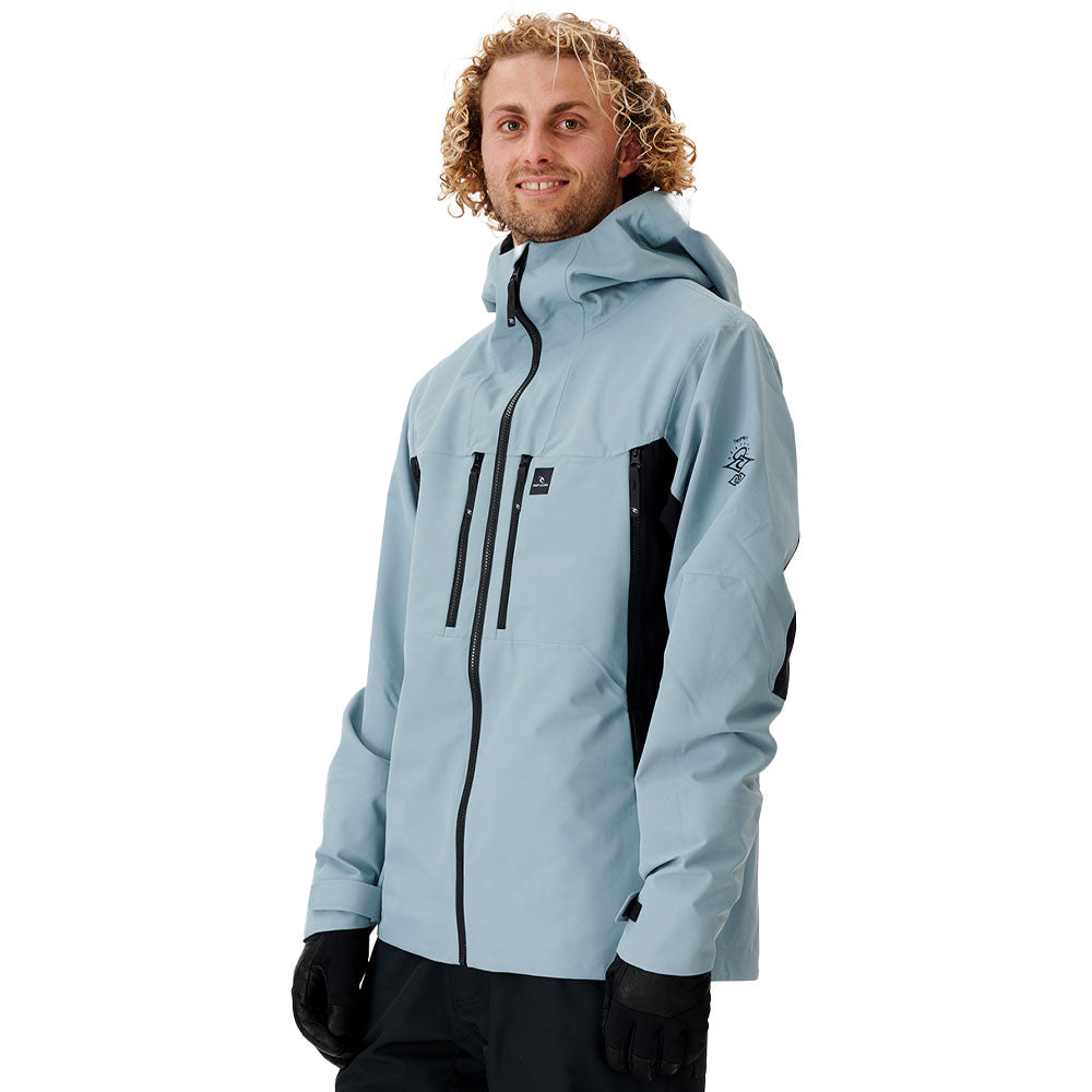 Rip Curl Back Country Snowboard/Ski Jacket - Mineral Blue