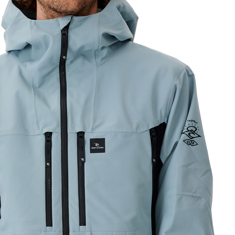Rip Curl Back Country Snowboard/Ski Jacket - Mineral Blue