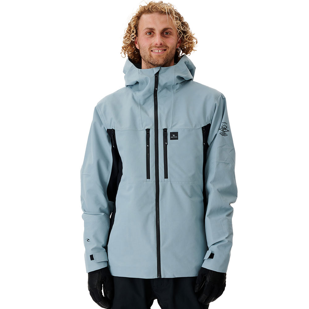Rip Curl Back Country Snowboard/Ski Jacket - Mineral Blue