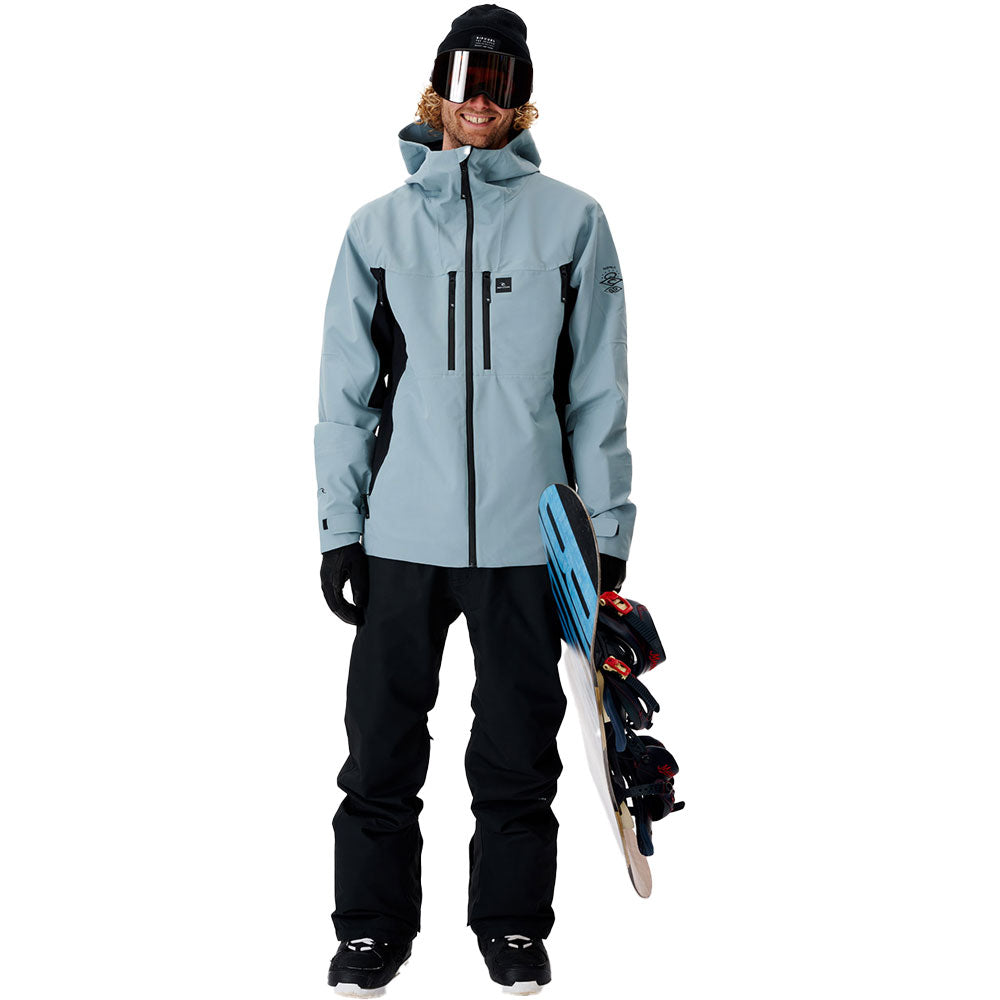 Rip Curl Back Country Snowboard/Ski Jacket - Mineral Blue