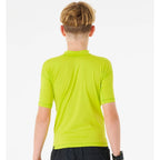 Rip Curl Boys Corps Rash Vest - Lime