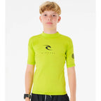 Rip Curl Boys Corps Rash Vest - Lime