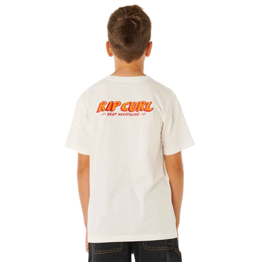 Rip Curl Boys Eternal Shred Logo T-Shirt Bone