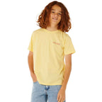 Rip Curl Boys Eternal Shred Logo T-Shirt Sunlight