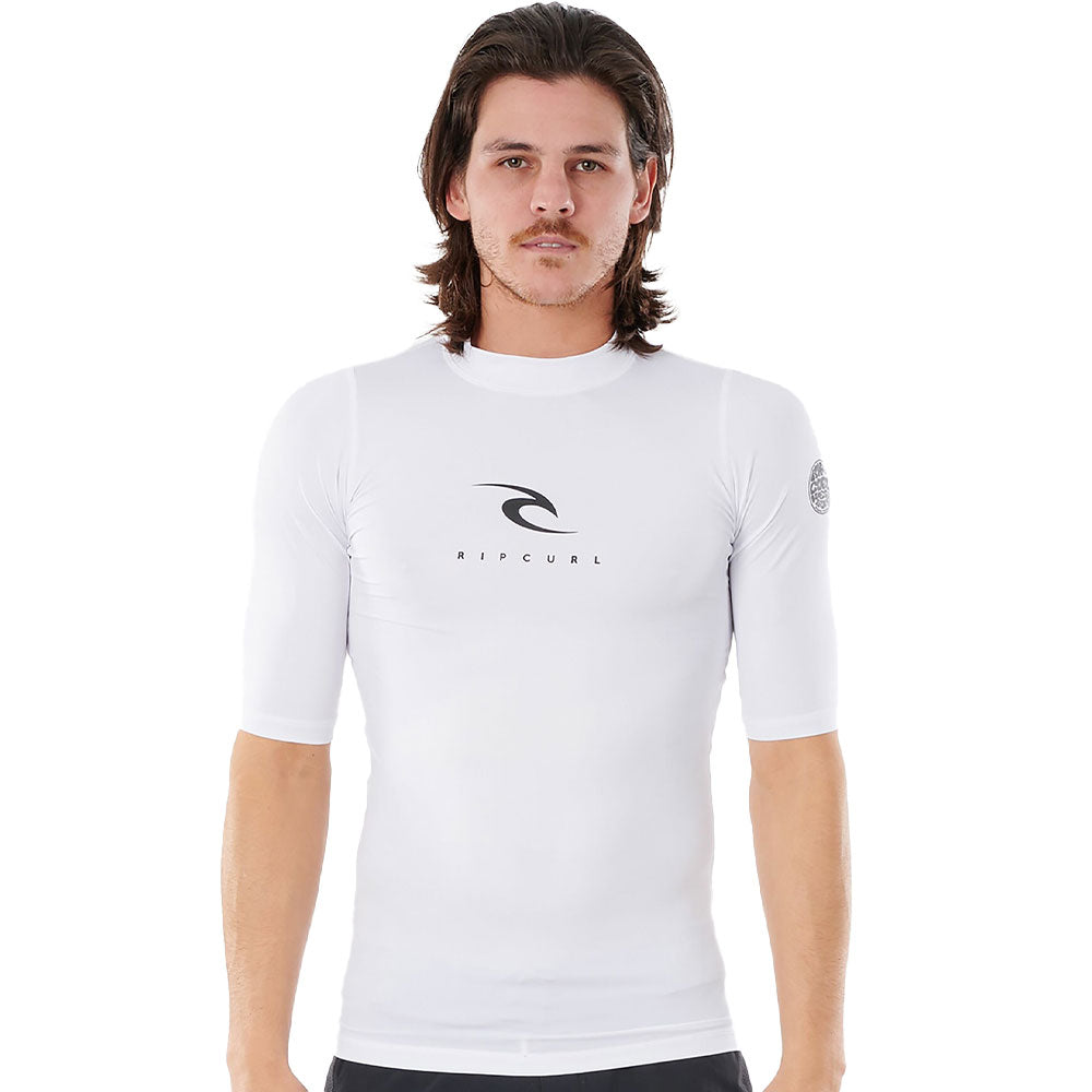 white uv surfing rash vest