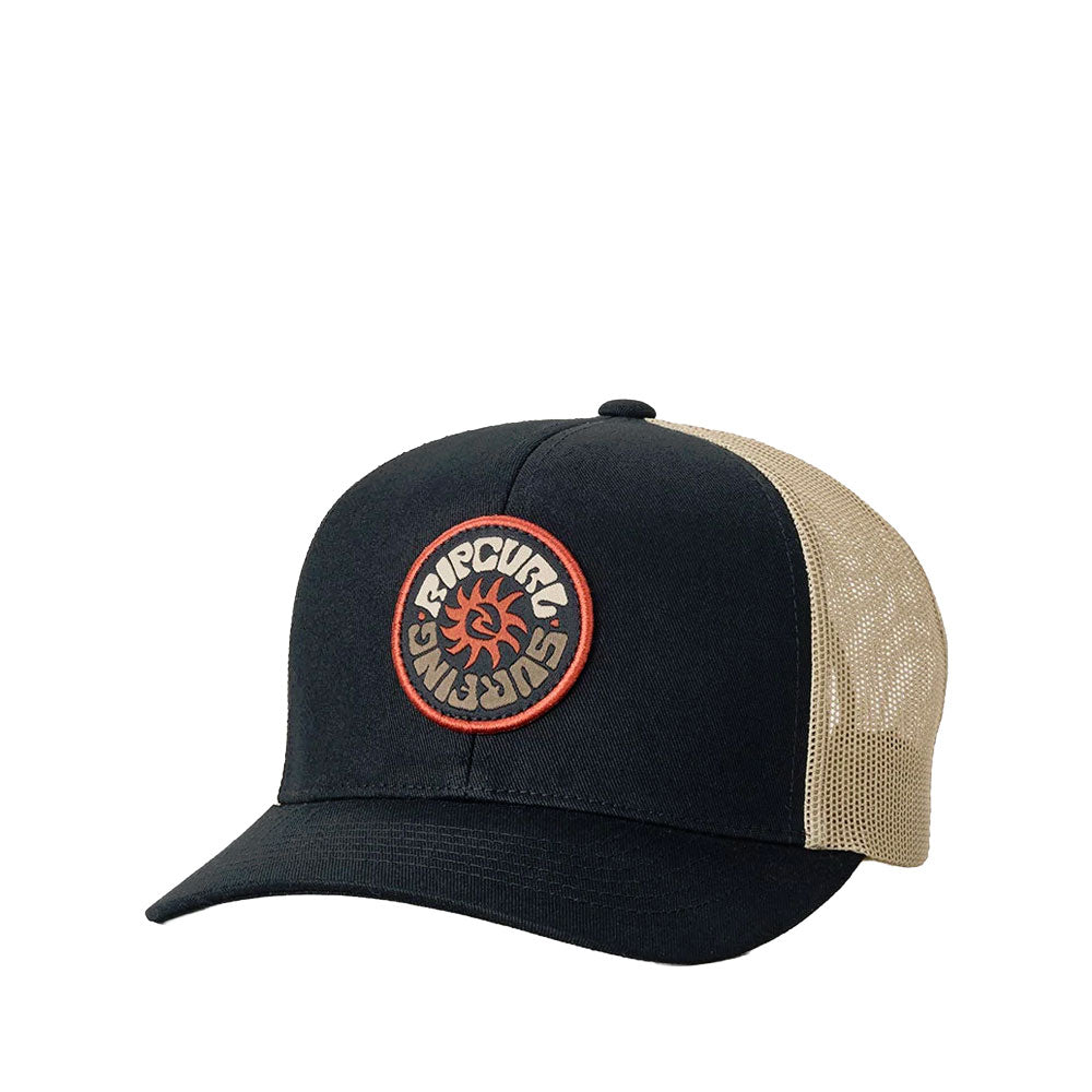 Rip Curl Custom Curve Trucker Cap Black/Khaki