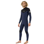 Rip Curl Dawn Patrol 3/2mm Back Zip Summer Wetsuit - Navy