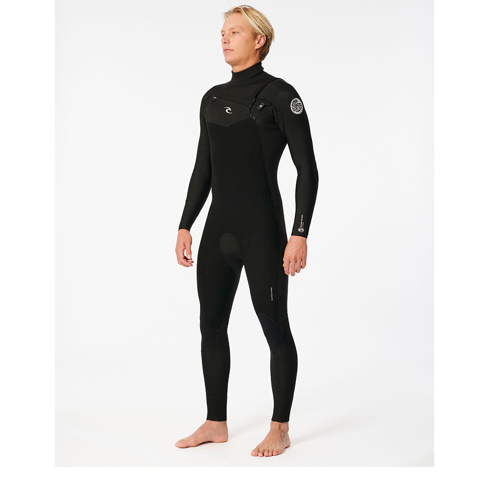 Rip Curl Dawn Patrol 5/3mm Chest Zip Winter Wetsuit - Black