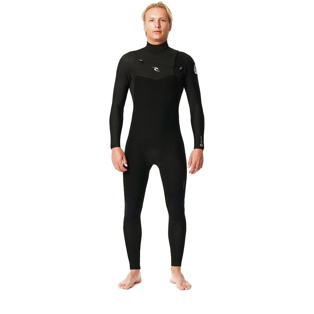 Rip Curl Dawn Patrol 5/3mm Chest Zip Winter Wetsuit - Black