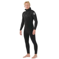 Rip Curl Dawn Patrol Chest Zip Hooded 5/4mm Wetsuit Black