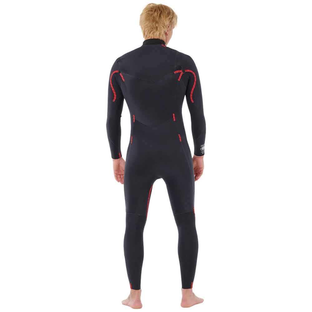 Rip Curl Dawn Patrol Pro Chest Zip 3/2mm Wetsuit Black