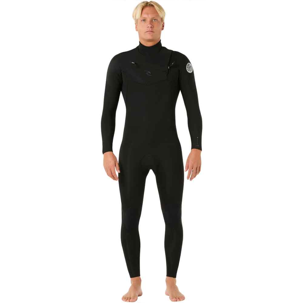 Rip Curl Dawn Patrol Pro Chest Zip 3/2mm Wetsuit Black