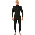 Rip Curl Dawn Patrol Pro Chest Zip 4/3mm Wetsuit Black