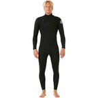 Rip Curl Dawn Patrol Pro Chest Zip 4/3mm Wetsuit Black