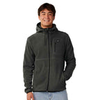 Rip Curl Departed Polar Zip Thru Fleece  Charcoal Grey