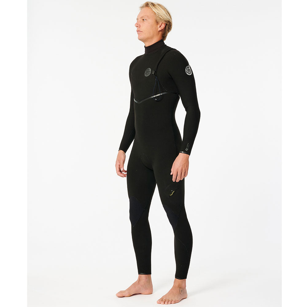 Rip Curl E-Bomb 5/3mm E7 Zip Free Winter Wetsuit - Black