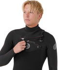 Rip Curl Flashbomb Chest Zip 5/3mm Wetsuit Charcoal Grey