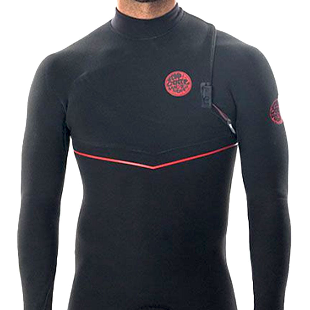Rip Curl Flashbomb Fusion 5/3mm Zip Free Winter Wetsuit - Black