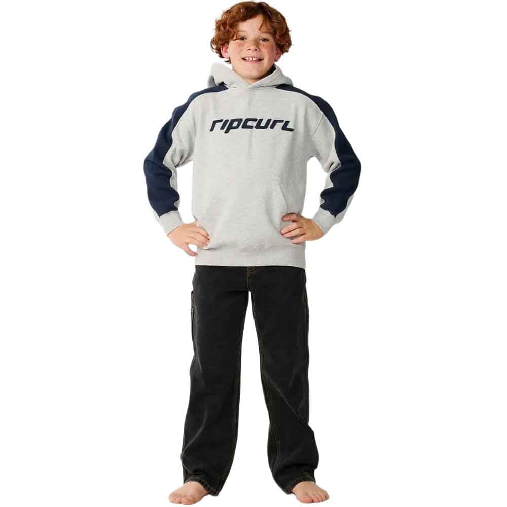 Rip Curl Junior Archive Panel Hoody Grey Marle