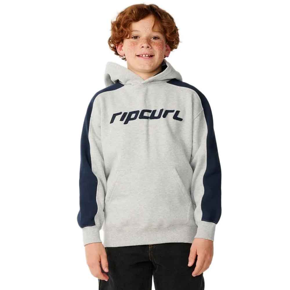 Rip Curl Junior Archive Panel Hoody Grey Marle