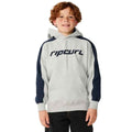 Rip Curl Junior Archive Panel Hoody Grey Marle