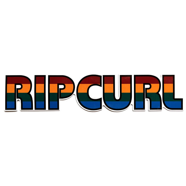 RIP CURL White Vinyl Decal Sticker – 6" X 2.9", Die Cut, Surfing – Made In USA