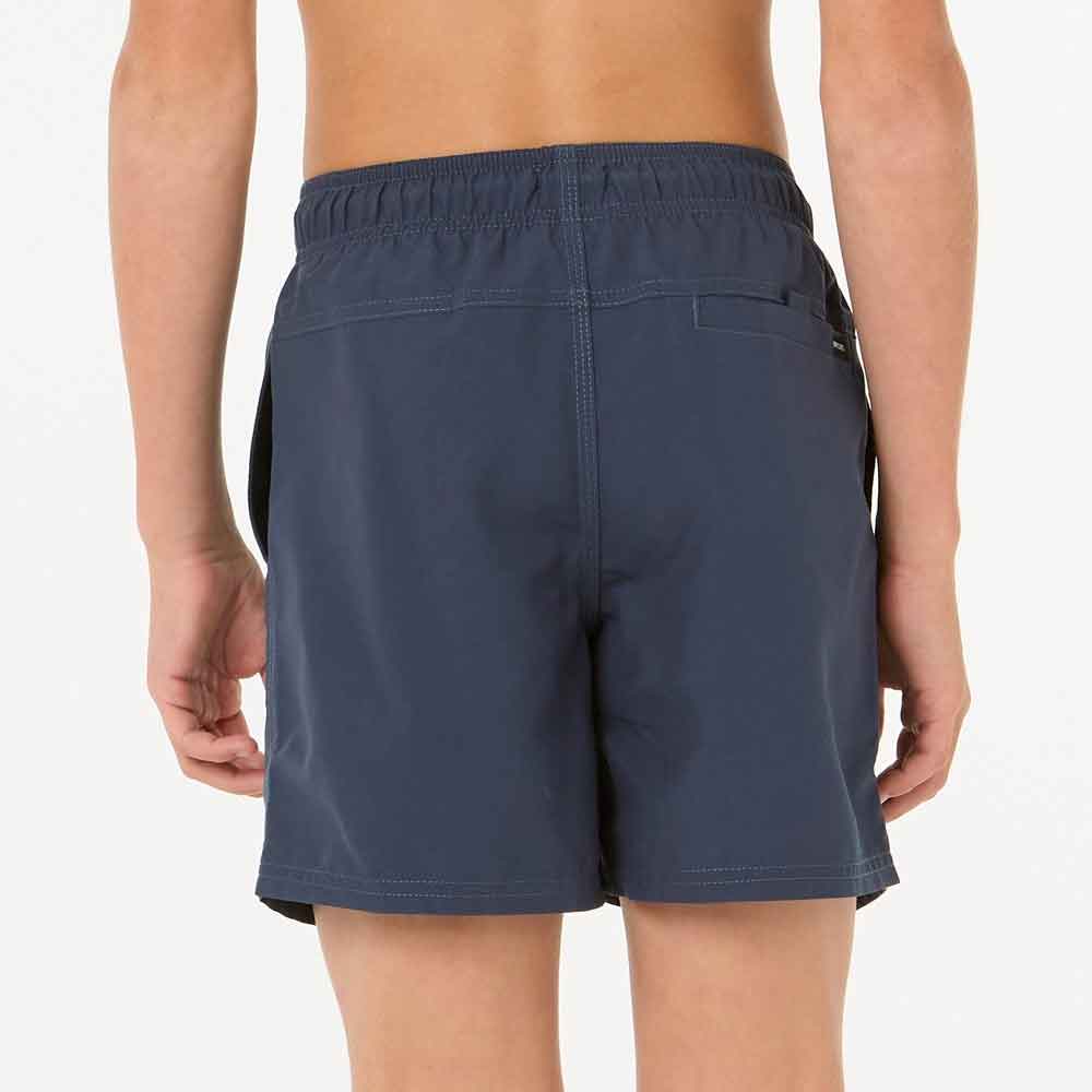 Rip Curl Offset Volley Boys Shorts - Navy