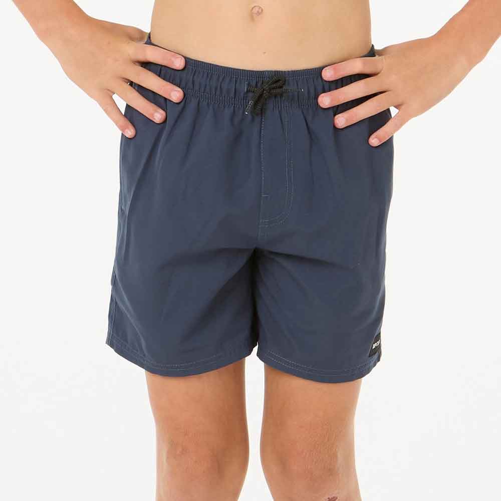 Rip Curl Offset Volley Boys Shorts - Navy