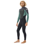 Rip Curl Omega 4/3mm Back Zip Wetsuit - Muted Green
