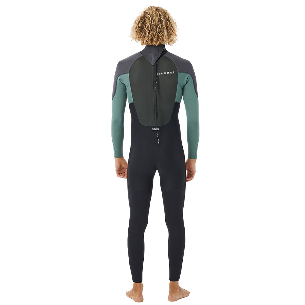 Rip Curl Omega 4/3mm Back Zip Wetsuit - Muted Green