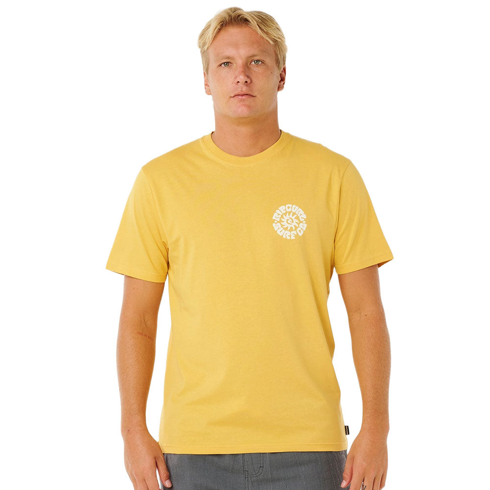 Rip Curl Pacific Rinse Circle T-Shirt Ochre