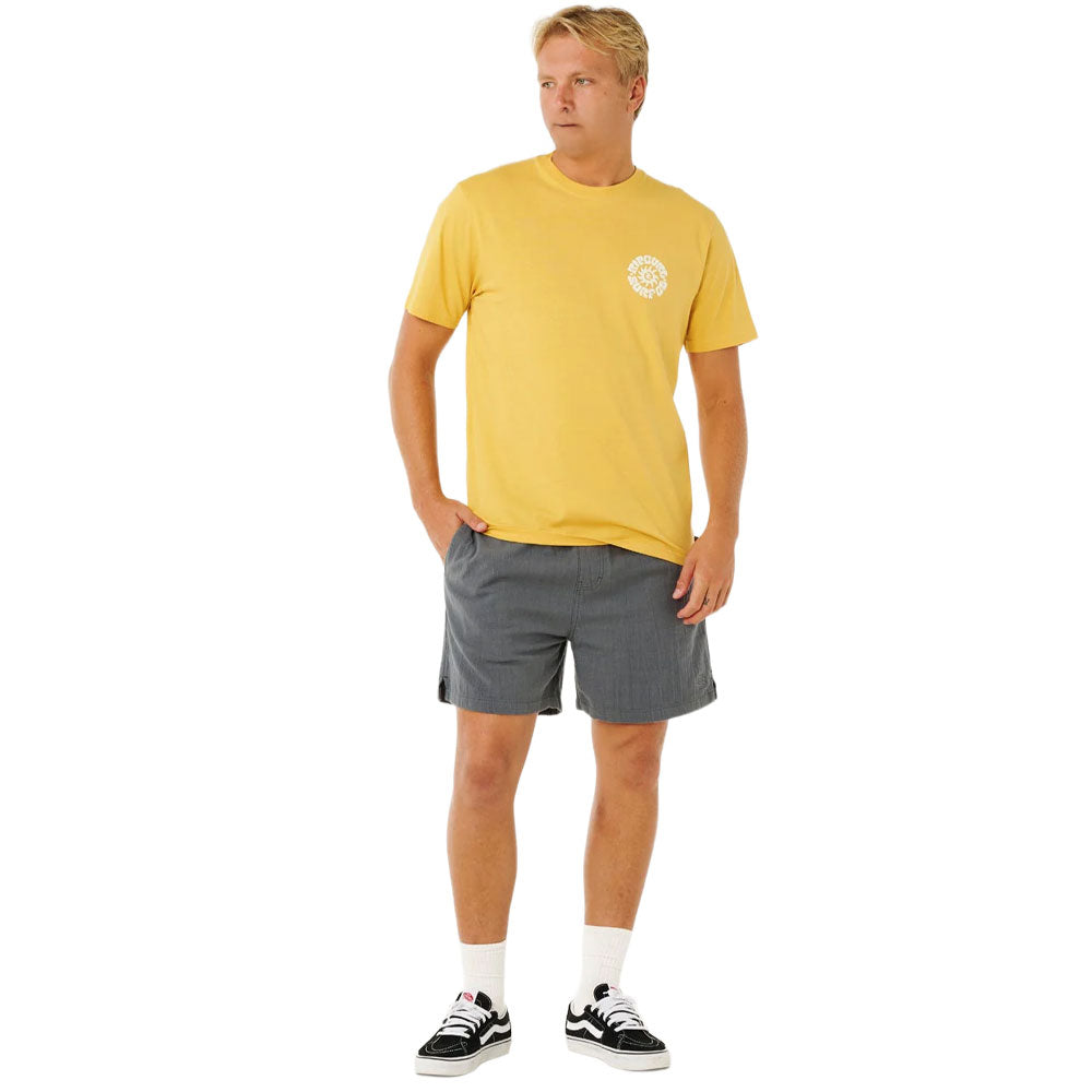 Rip Curl Pacific Rinse Circle T-Shirt Ochre