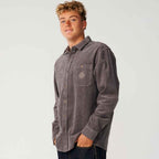 Rip Curl Premium Surf Cord Shirt Deep Mushroom