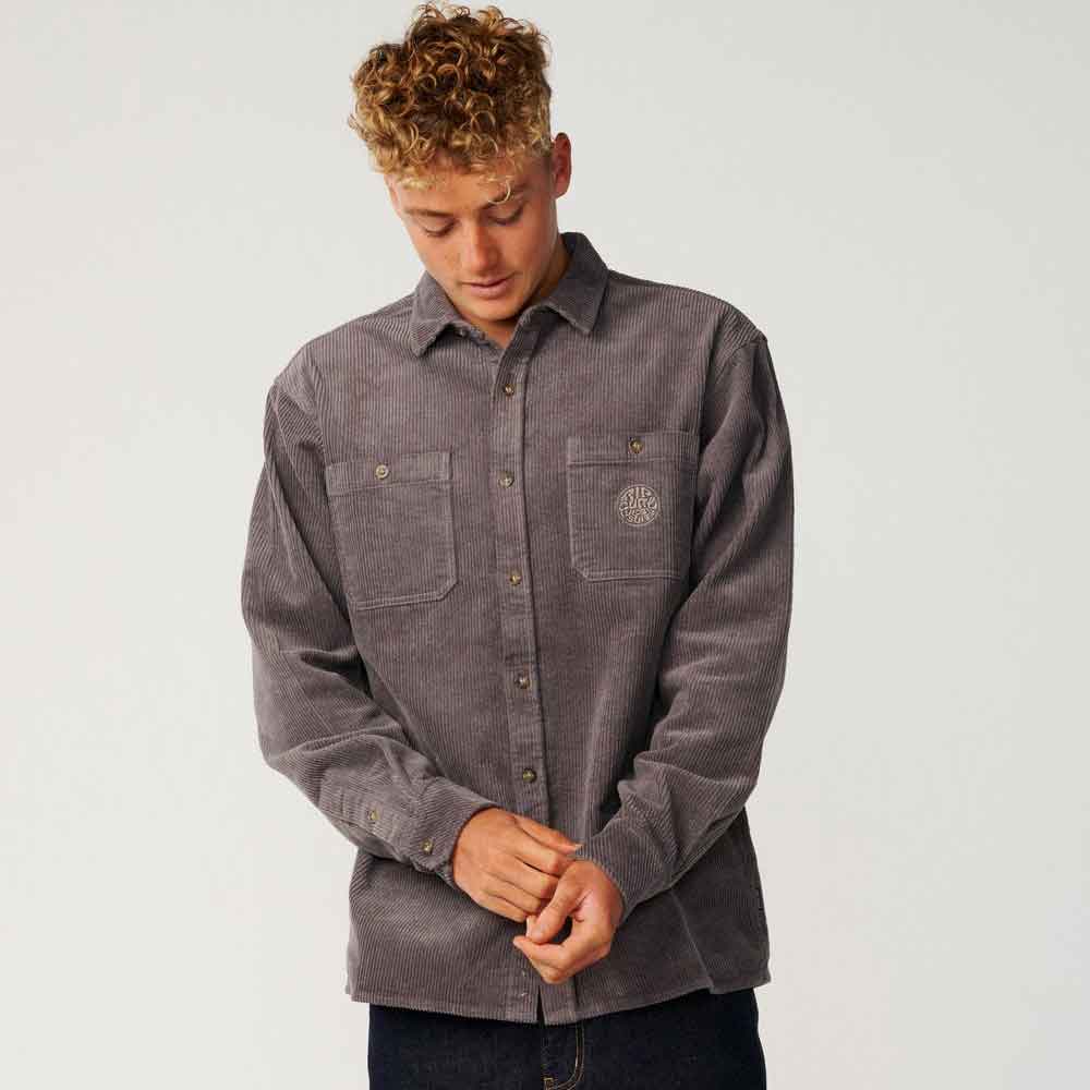 Rip Curl Premium Surf Cord Shirt Deep Mushroom