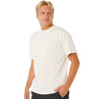 Rip Curl Search Embroidery T-Shirt Bone