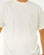 Rip Curl Search Embroidery T-Shirt Bone