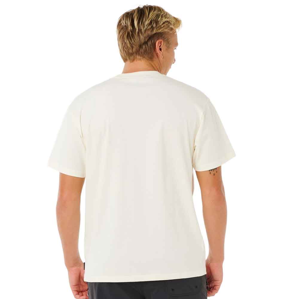 Rip Curl Search Embroidery T-Shirt Bone