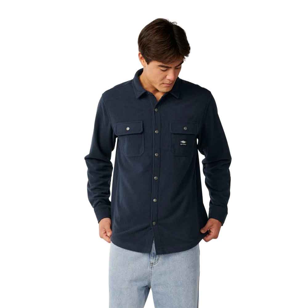 Rip Curl Sessions Polar Fleece Shirt Dark Navy
