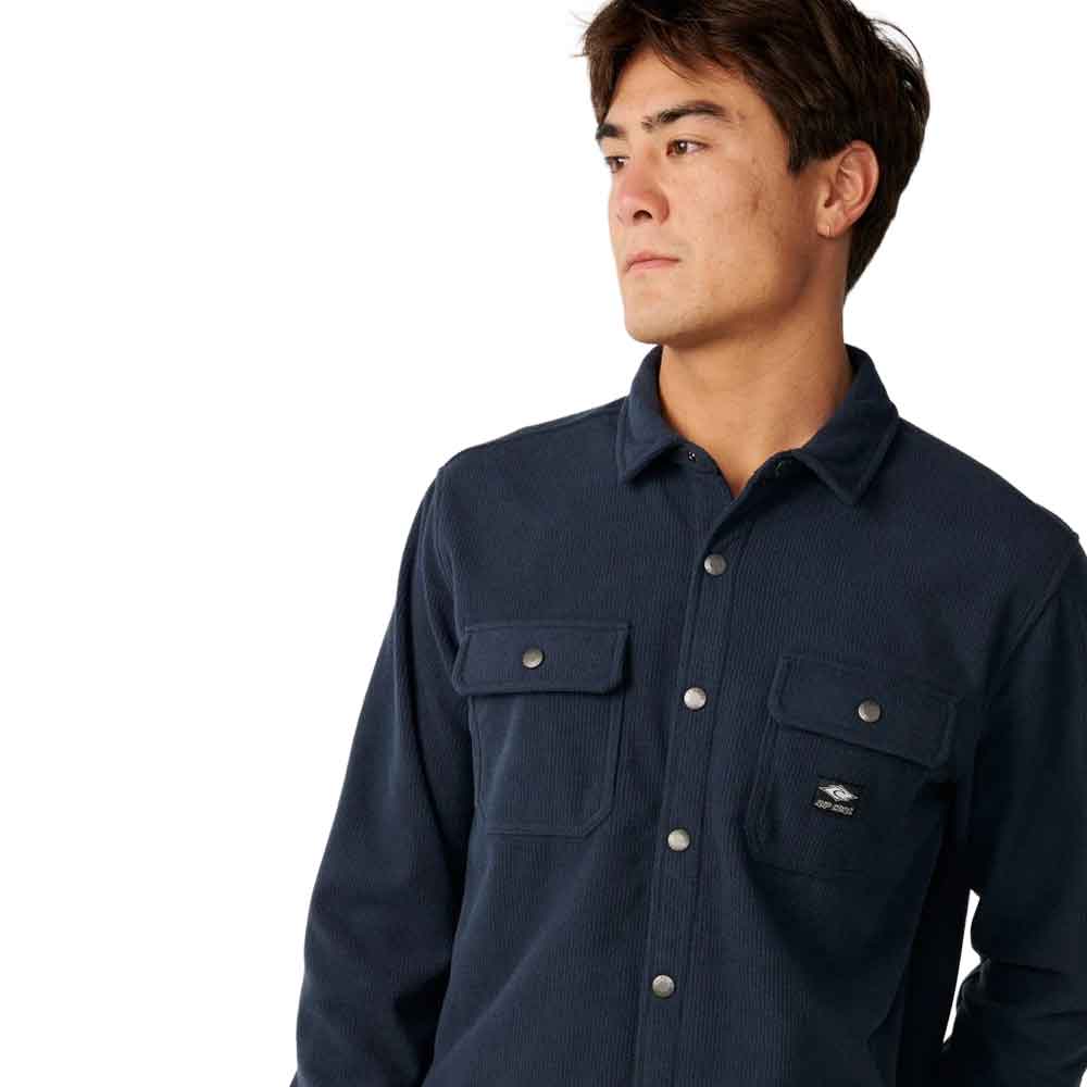Rip Curl Sessions Polar Fleece Shirt Dark Navy