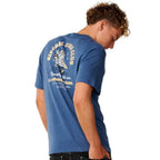 Rip Curl Shaper Address T Shirt Update Light Navy