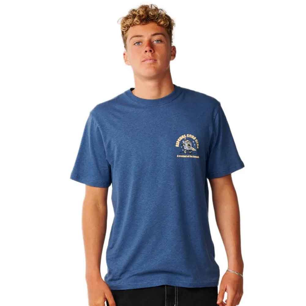 Rip Curl Shaper Address T Shirt Update Light Navy